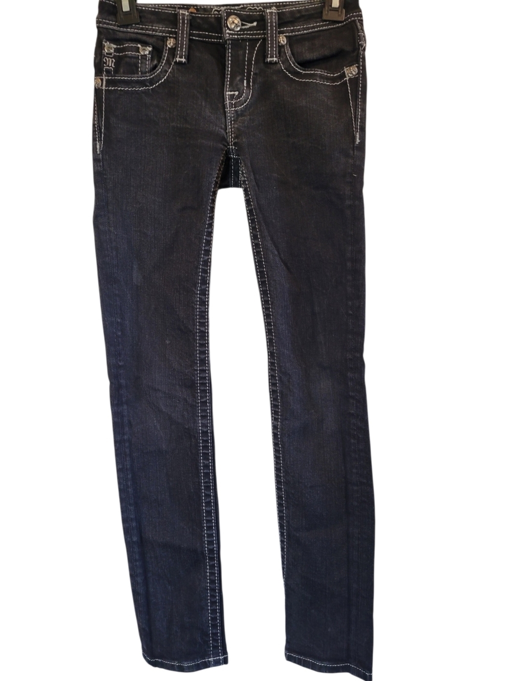 Miss Me Black Low Rise Skinny Jeans